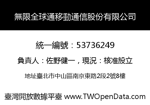 無限全球通移動通信股份有限公司