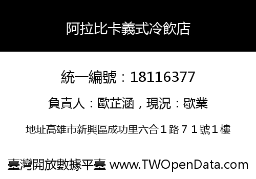 阿拉比卡義式冷飲店