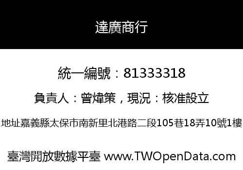 達廣商行