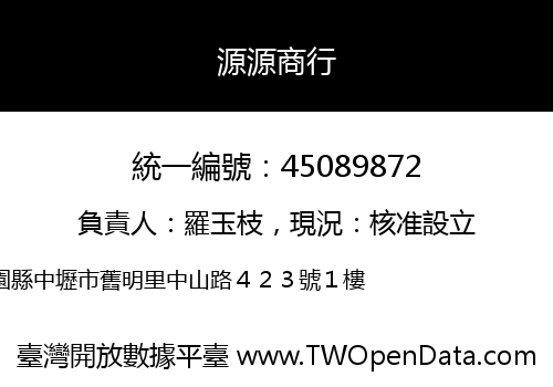 源源商行