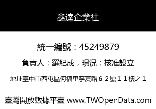 鑫達企業社