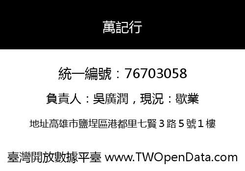 萬記行