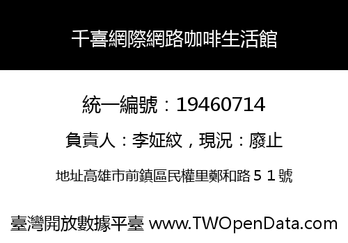 千喜網際網路咖啡生活館