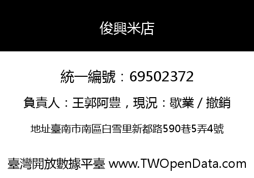 俊興米店