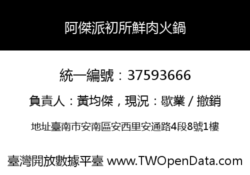 阿傑派初所鮮肉火鍋