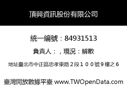 頂興資訊股份有限公司