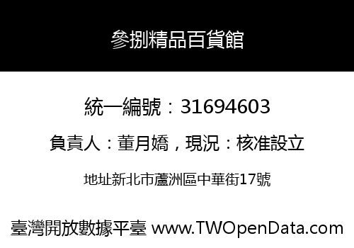參捌精品百貨館