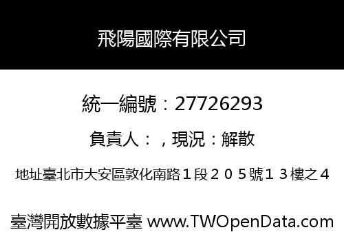 飛陽國際有限公司