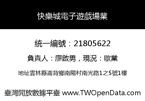 快樂城電子遊戲場業