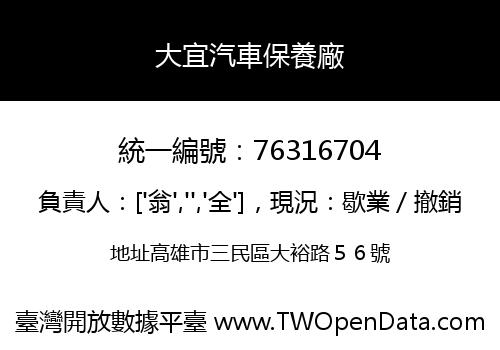 大宜汽車保養廠