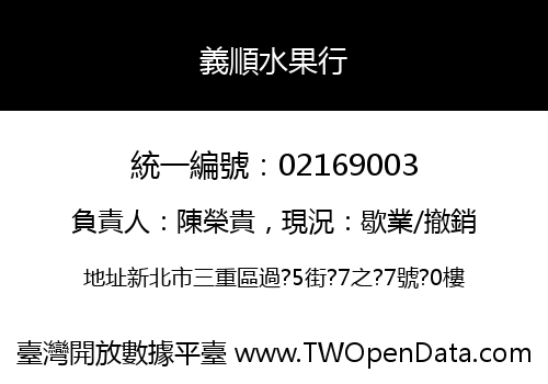 義順水果行
