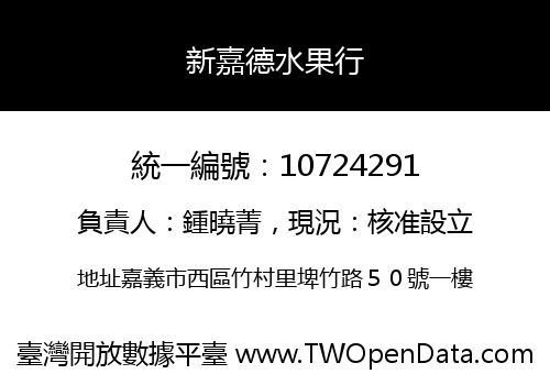 新嘉德水果行