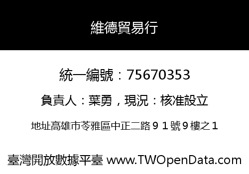 維德貿易行