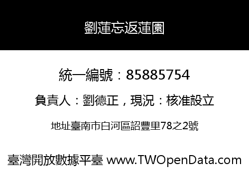 劉蓮忘返蓮園