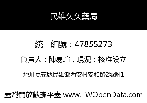 民雄久久藥局