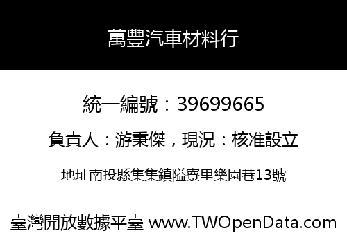 萬豐汽車材料行