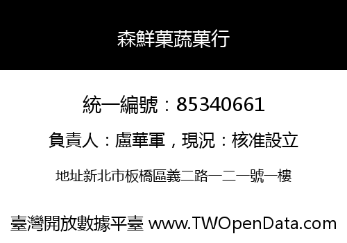 森鮮菓蔬菓行
