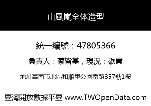 山風嵐全体造型