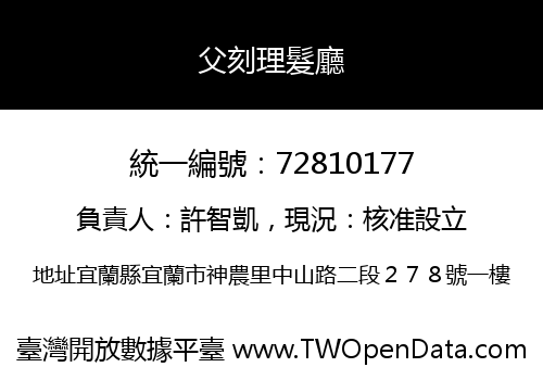 父刻理髮廳