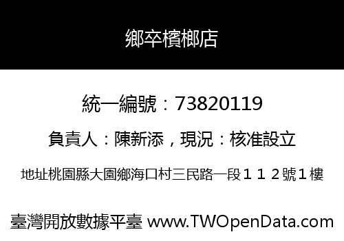 鄉卒檳榔店