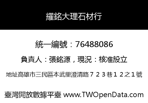 耀銘大理石材行