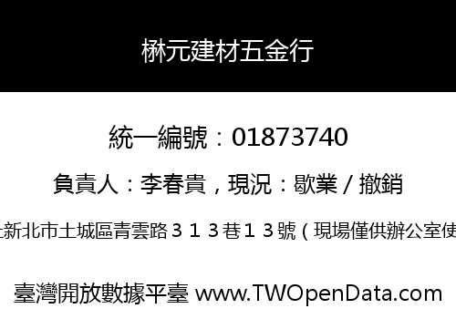 楙元建材五金行