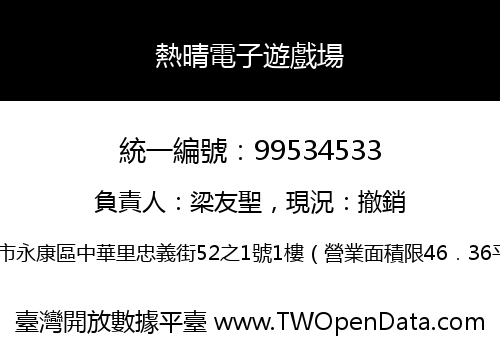 熱晴電子遊戲場