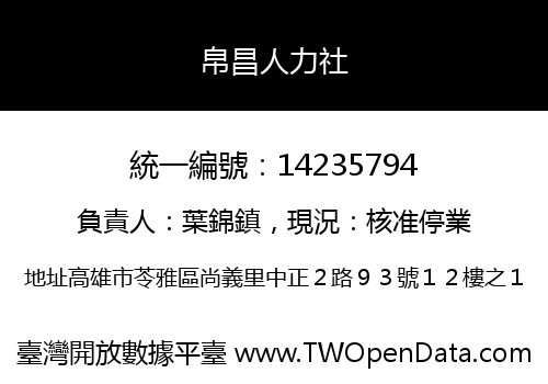 帛昌人力社