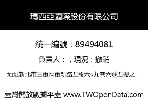 瑪西亞國際股份有限公司