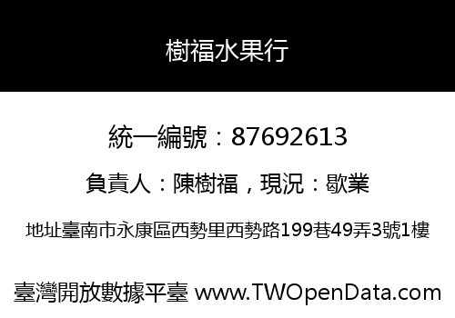 樹福水果行