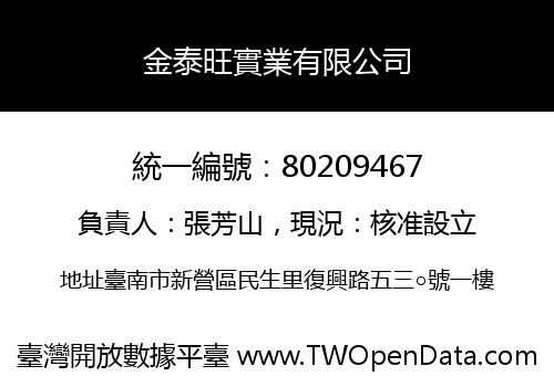 金泰旺實業有限公司