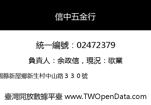 信中五金行