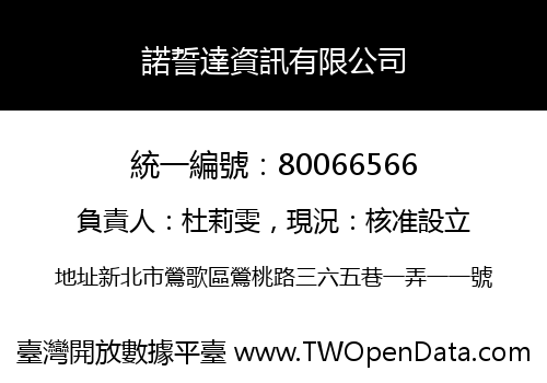 諾誓達資訊有限公司