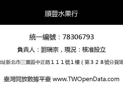 順豐水果行