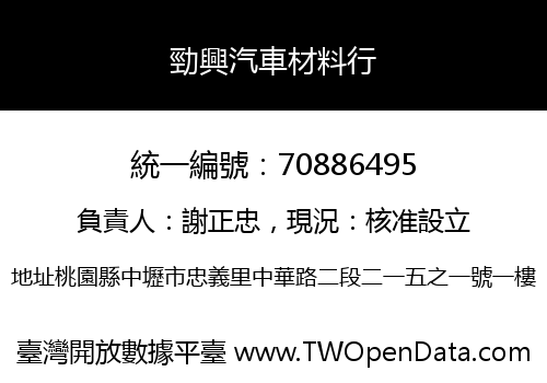 勁興汽車材料行