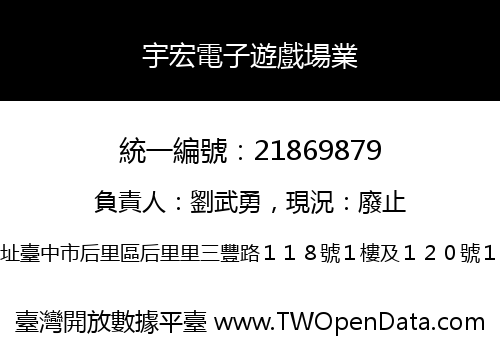 宇宏電子遊戲場業