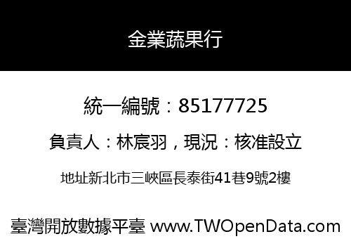 金業蔬果行