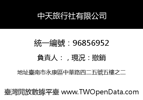 中天旅行社有限公司