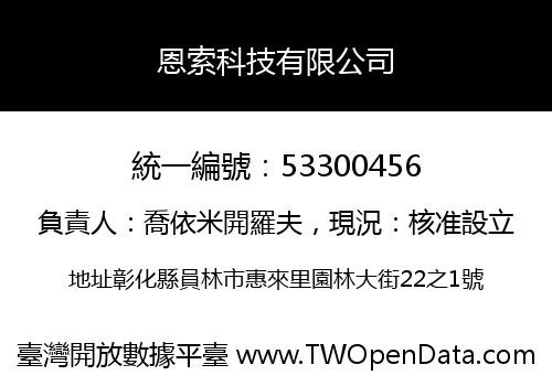 恩索科技有限公司