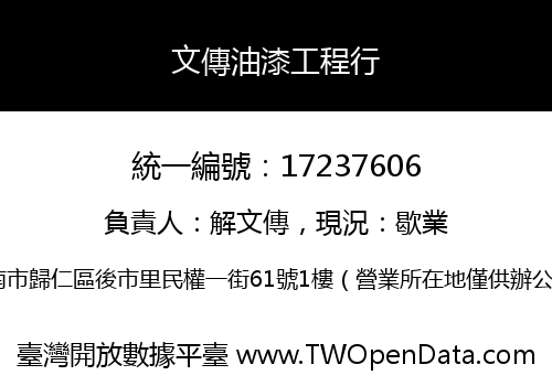 文傳油漆工程行