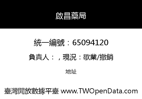啟昌藥局