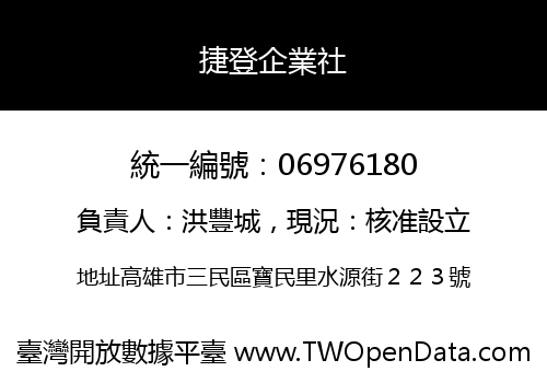 捷登企業社