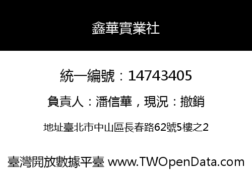 鑫華實業社