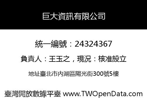 巨大資訊有限公司