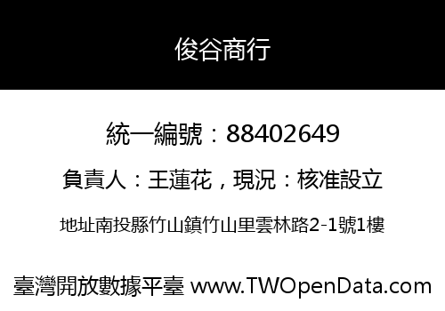 俊谷商行