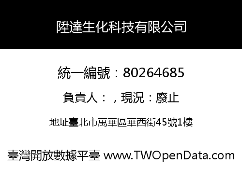 陞達生化科技有限公司