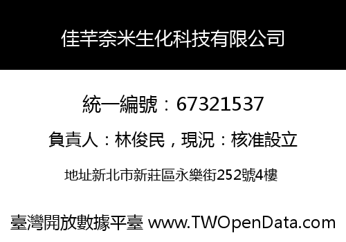 佳芊奈米生化科技有限公司