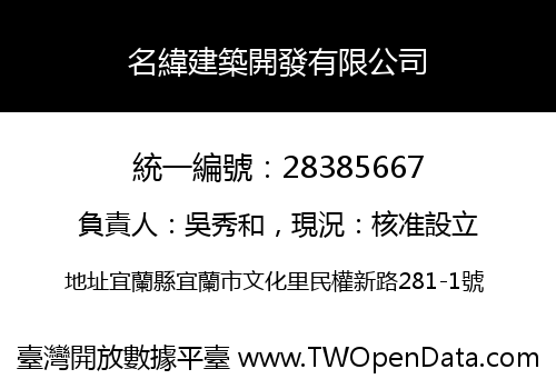 名緯建築開發有限公司