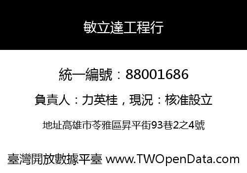 敏立達工程行