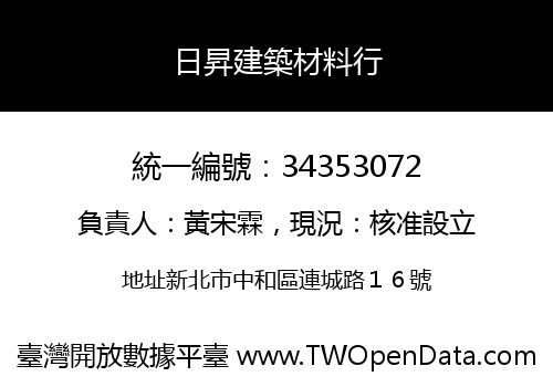 日昇建築材料行